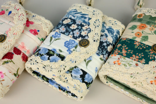 Handmade Quilted Patchwork Envelope Wallet - The Artisan Dreams